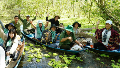 Trải nghiệm du lịch thể thao tại Vườn quốc gia U Minh Hạ