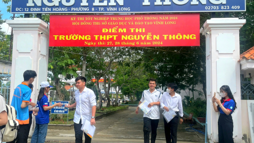 Vĩnh Long: Kỳ thi tốt nghiệp THPT năm 2024 diễn ra an toàn, nghiêm túc, đúng quy chế