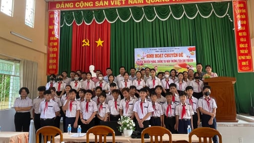 Thới Lai: Tuyên truyền Phòng, chống tai nạn thương tích, đuối nước cho trẻ em trong dịp hè 2024