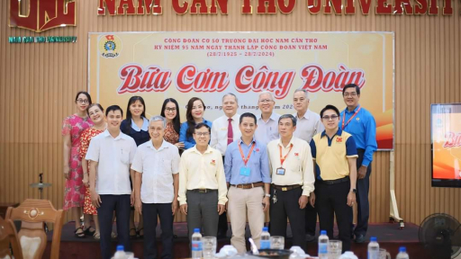 Công đoàn cơ sở Trường Đại học Nam Cần Thơ tổ chức bữa cơm công đoàn