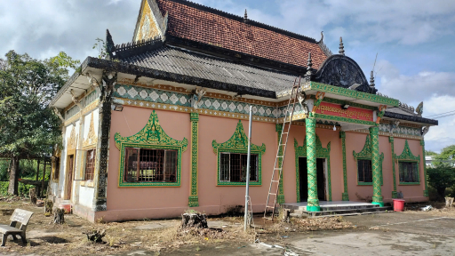 Chùa Cao Dân - Cà Mau xuống cấp nghiêm trọng