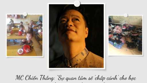 MC Chiến Thắng: “Sự quan tâm sẽ 'chắp cánh' cho học sinh vùng cao đến trường”