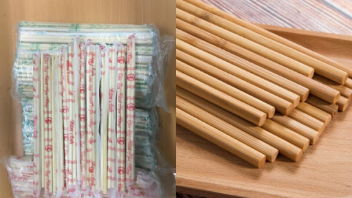 Đũa nhựa, đũa tre hay đũa gỗ tốt cho sức khỏe?