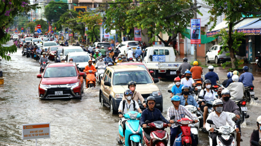 Cần Thơ: Triều cường lên cao và nhanh gây ngập sâu trên diện rộng