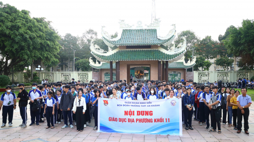 Cần Thơ: Trường THPT An Khánh tổ chức học trải nghiệm Giáo dục Địa phương tại Khu tưởng niệm Thủ khoa Bùi Hữu Nghĩa