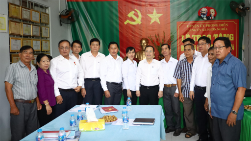 Bí thư Thành ủy Cần Thơ Nguyễn Văn Hiếu dự sinh hoạt Chi bộ địa bàn dân cư