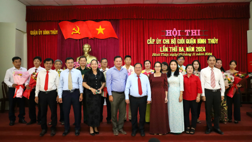 Cần Thơ: Quận ủy Bình Thủy tổ chức Hội thi Cấp uỷ chi bộ giỏi