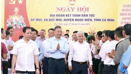 Tổng Bí thư Tô Lâm dự Ngày hội Đại đoàn kết toàn dân tộc tại Cà Mau