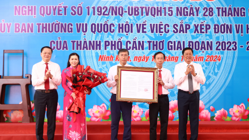 Cần Thơ: Phường Thới Bình mới vừa sáp nhập chính thức đi vào hoạt động