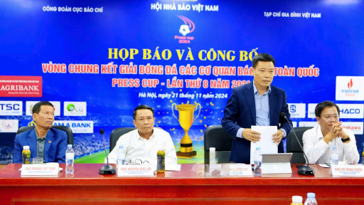 Press cup 2024: Sự kiện thể thao được mong đợi hàng năm của báo giới cả nước