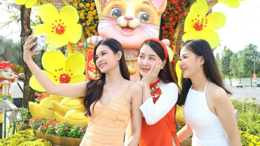 Địa điểm làm đường hoa nghệ thuật chào mừng năm mới 2025 tại Cần Thơ