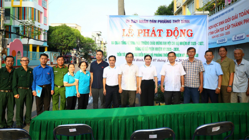 Cần Thơ: Phường Thới Bình ra quân bảo vệ môi trường, lập lại an ninh trật tự, văn minh đô thị