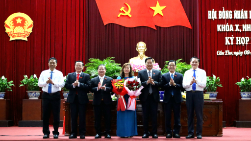 Bà Nguyễn Thị Ngọc Điệp giữ chức vụ Phó chủ tịch UBND TP Cần Thơ