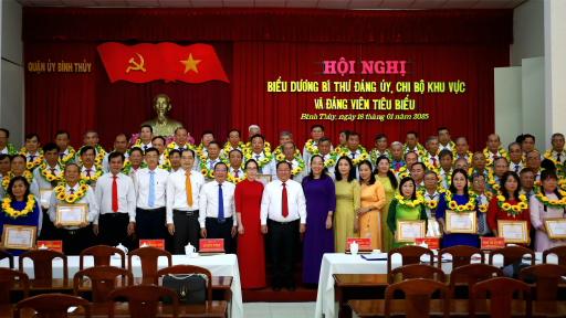 Cần Thơ: Quận ủy Bình Thủy biểu dương 95 Bí thư cấp ủy, Bí thư chi bộ và đảng viên tiêu biểu