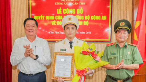 Thượng tá Hà Bảo Huy làm Phó Giám đốc Công an TP Cần Thơ