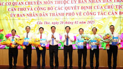 Cần Thơ công bố 6 Giám đốc Sở mới sau hợp nhất