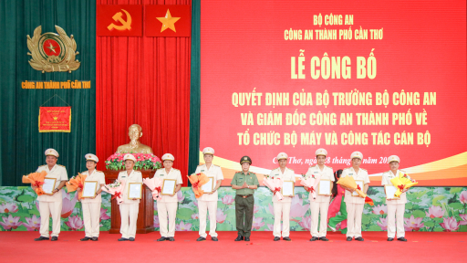 Công an TP Cần Thơ triển khai mô hình tổ chức mới