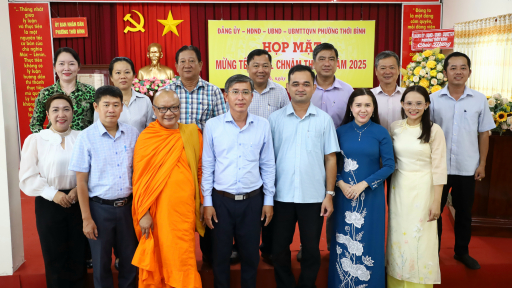Cần Thơ: Phường Thới Bình tổ chức họp mặt mừng Tết Chôl Chnăm Thmây năm 2025