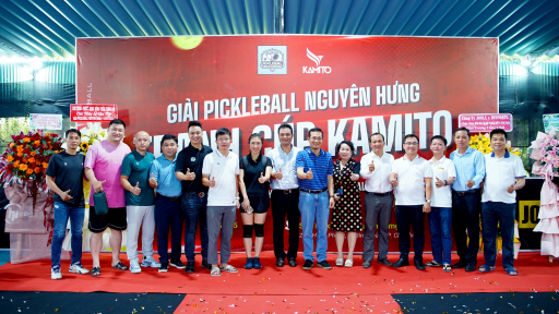 Khai mạc giải Pickleball Nguyên Hưng - Tranh cúp Kamito: Sân chơi gắn kết tinh thần thể thao cộng đồng