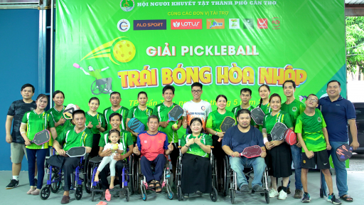 Hội Người Khuyết tật TP. Cần Thơ tổ chức giải pickleball 