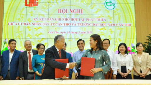 Trường Đại học Nam Cần Thơ và UBND TP Cần Thơ ký kết ghi nhớ hợp tác phát triển