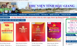 Thư viện tỉnh Hậu Giang mở triển lãm sách online về chủ đề Đảng Cộng sản Việt Nam