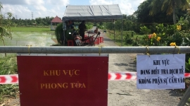 Vĩnh Long: Phong tỏa 1.371 hộ dân ở huyện Tam Bình để phòng, chống dịch