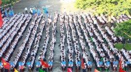Học sinh các cấp tại Bạc Liêu tựu trường vào ngày 1/9