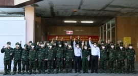 Bệnh viện Đa khoa TP. Cần Thơ đón Lực lượng Quân y Bộ Quốc phòng hỗ trợ phòng, chống dịch Covid-19