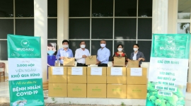 MUDARU tặng 2.000 hộp viên ngậm Khổ qua rừng hỗ trợ điều trị bệnh nhân COVID-19