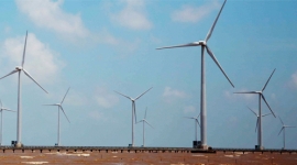 Trà Vinh: Khánh thành Nhà máy điện gió Đông Hải I