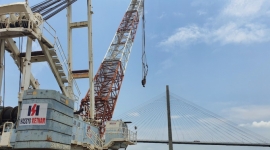 Cầu Mỹ Thuận 2 thi công đạt gần 50% khối lượng, một gói thầu đã hoàn thành