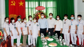 Đồng Tháp: Bí thư Tỉnh ủy thăm, chúc mừng nhân ngày Thầy thuốc Việt Nam