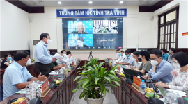 Chủ tịch UBND tỉnh Trà Vinh làm việc với đoàn thiết kế Dự án IFAD