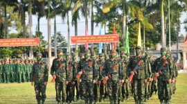 Trung đoàn bộ binh 893, bộ CHQS Kiên Giang tổ chức lễ ra quân huấn luyện năm 2022