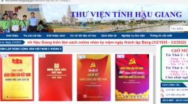 Thư viện tỉnh Hậu Giang mở triển lãm sách online về chủ đề Đảng Cộng sản Việt Nam