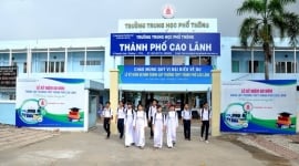 Đồng Tháp: Khởi công xây dựng mới Trường Trung học phổ thông thành phố Cao Lãnh