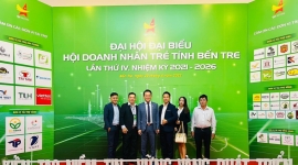 Bến Tre: Ông Trần Anh Thuy tái đắc cử Chủ tịch Hội Doanh nhân trẻ
