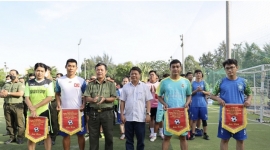 Cụm An ninh nhân dân, Công an TP Cần Thơ tổ chức giải bóng đá mini