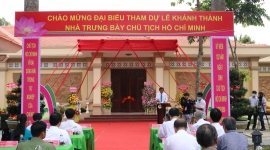 Đồng Tháp: Khánh thành Nhà trưng bày về Chủ tịch Hồ Chí Minh
