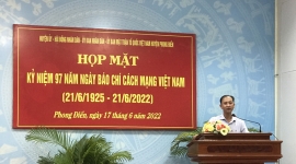 Cần Thơ: Huyện Phong Điền tổ chức họp mặt báo chí nhân Ngày Báo chí Cách mạng Việt Nam