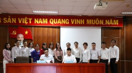 Đại học Trà Vinh và Công ty TNHH San Hà ký kết hợp tác