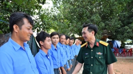 Kiên Giang: Bộ Chỉ huy quân sự đến thăm, động viên cán bộ, chiến sĩ đội K92 đang thực hiện nhiệm vụ tại Campuchia