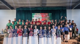 Các người đẹp Hoa khôi Nam bộ 2022 giao lưu cùng đoàn thanh niên, sinh viên tỉnh Đồng Nai