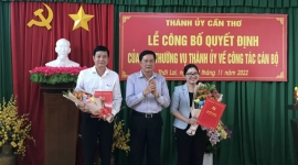Cần Thơ: Bà Trần Thị Vĩnh Nghi làm Bí thư Huyện ủy Thới Lai