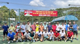 200 vận động viên tham gia giải tennis giao lưu kết nối bạn bè mừng Xuân Quý Mão 2023