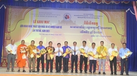 Trà Vinh: Tưng bừng khai mạc Liên hoan nghệ thuật sân khấu Dù kê Khmer Nam Bộ lần thứ 2 năm 2023