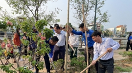 Quận Đoàn Ninh Kiều: Phát động trồng cây xanh vì văn minh đô thị