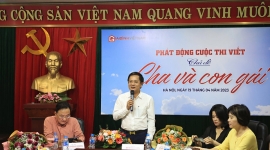 Tạp chí Gia đình Việt Nam phát động cuộc thi viết “Cha và Con gái”