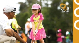 Cần Thơ: Trẻ em dưới 12 tuổi được học golf miễn phí tại Sân tập golf Mekong